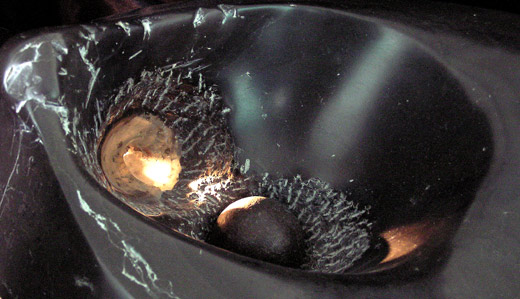 ARCHè GONè - 1996 - zwart marmer, ijzer - 70:20:20 cm
