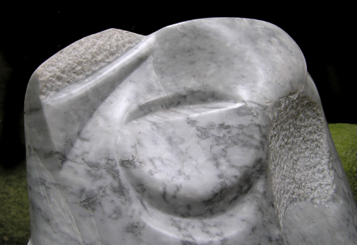 OVERPEINZING- 1994 - Carrara marmer - 35:25:25 cm